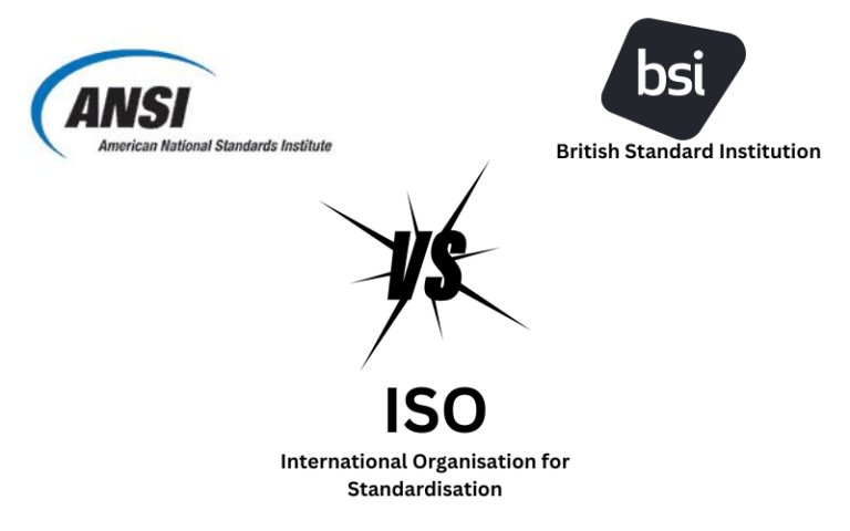 ANSI vs BSI vs ISO Standards