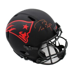 Tom Brady  Autographed  NFL Helmet-Fanatic A